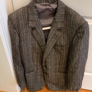 Ermenegildo Zelma UNISEX blazer Men’s 38 Gray silk & wool
